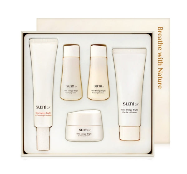 Su:m37 Time Energy Bright Spot Correcting Concentrate July 2025 Set (5 Items) from Korea by Su:m37