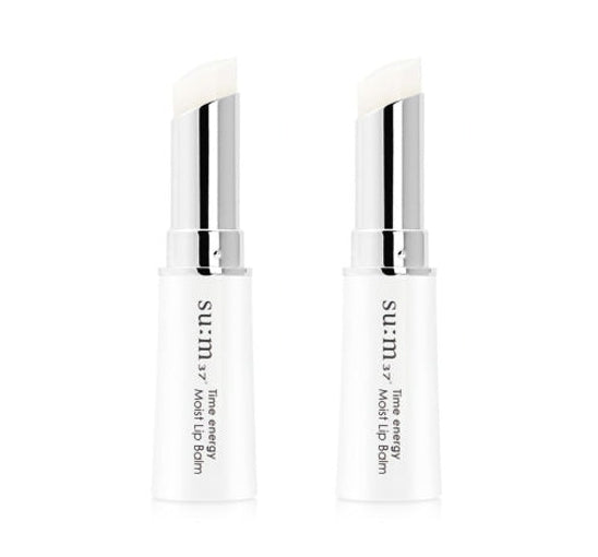 2 x Su:m37 Time Energy Moist Lip Balm 5.5g 4 Colours from Korea