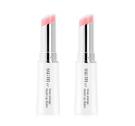 2 x Su:m37 Time Energy Moist Lip Balm 5.5g 4 Colours from Korea