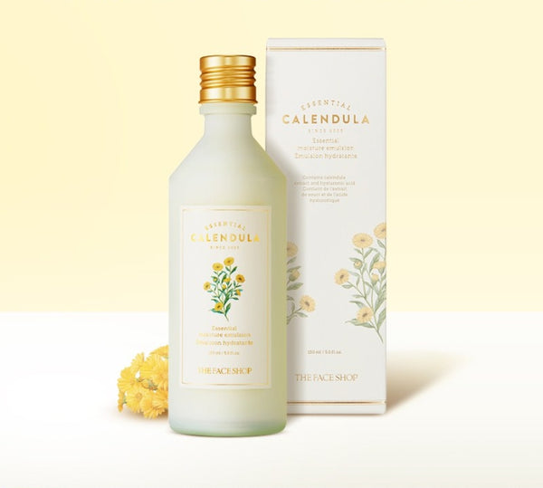 2 x THE FACE Calendula Essential Moisture Emulsion 150ml from Korea