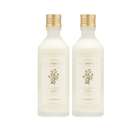 2 x THE FACE Calendula Essential Moisture Emulsion 150ml from Korea