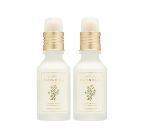 2 x THE FACE Calendula Essential Moisture Serum 40ml – Soothing & Hydrating from Korea