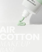 THE FACE SHOP Air Cotton Makeup Base 35g SPF 30 PA++ 01 Mint from Korea