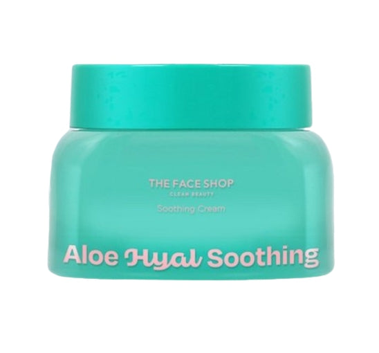 THE FACE SHOP Aloe Hyaluronic Acid Soothing Cream 60ml from Korea