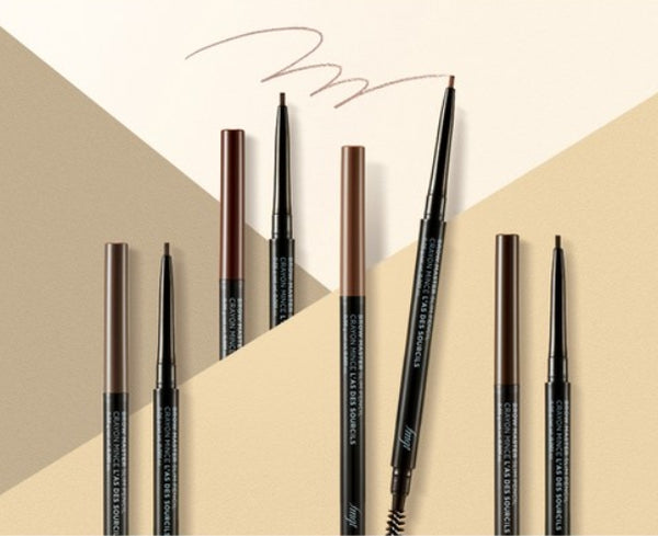 2 x THE FACE SHOP Brow Master Slim Pencil 0.05g #03 Nudy Brown – Ultra Fine 1.5mm Brow Definer from Korea