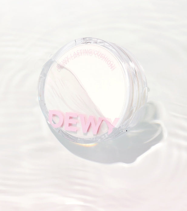 THE FACE SHOP Dewy Lasting Cushion 12g SPF50+ PA+++ #V201 Apricot Beige from Korea
