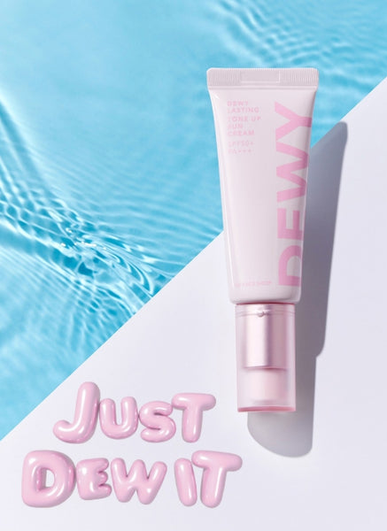 2 x THE FACE SHOP Dewy Lasting Tone-Up Sun Cream SPF50+ PA+++ 35ml from Korea