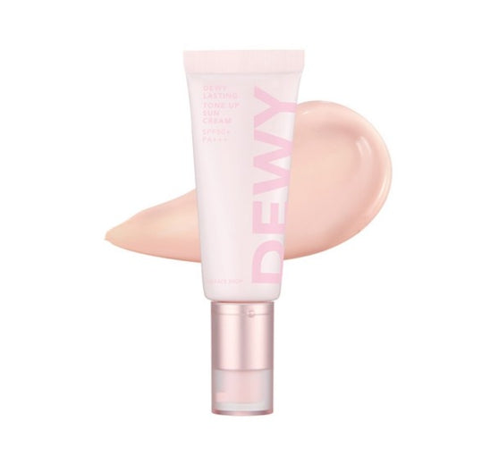 2 x THE FACE SHOP Dewy Lasting Tone-Up Sun Cream SPF50+ PA+++ 35ml from Korea