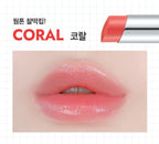 2 x THE FACE SHOP Dr. Belmeur Advanced Cica Touch Lip Balm 5.5g (Coral Colour) – Coral Tint & Soothing Care from Korea