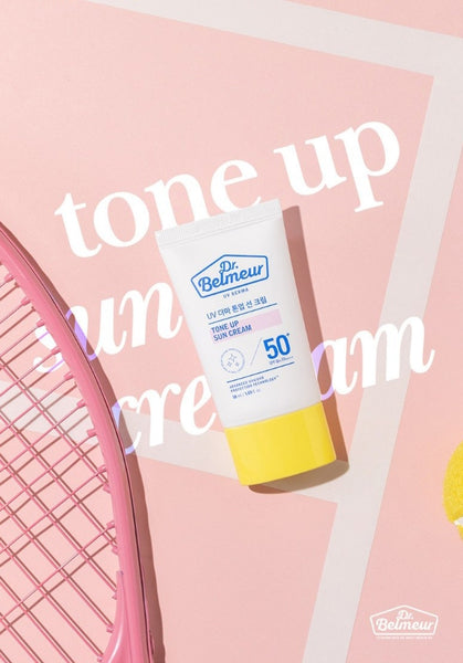 2 x THE FACE SHOP Dr. Belmeur Tone UP Sun Cream SPF50+ PA++++ 50ml from Korea