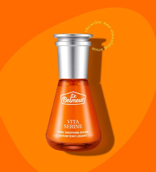 2 x THE FACE SHOP Dr. Belmeur Vita Serine Tone Smoothing Serum 45ml – Brighten & Refine Skin Texture from Korea