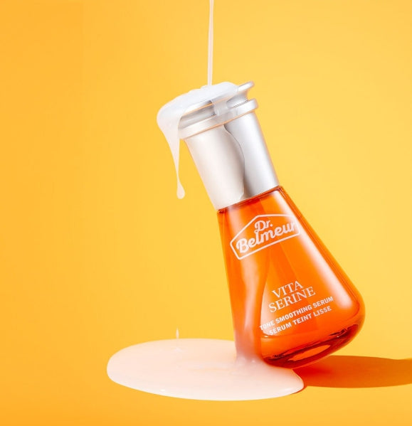 2 x THE FACE SHOP Dr. Belmeur Vita Serine Tone Smoothing Serum 45ml – Brighten & Refine Skin Texture from Korea