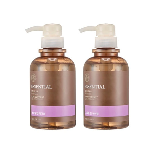 2 x THE FACE SHOP Essential Style Up Hair Gel 400g from Korea