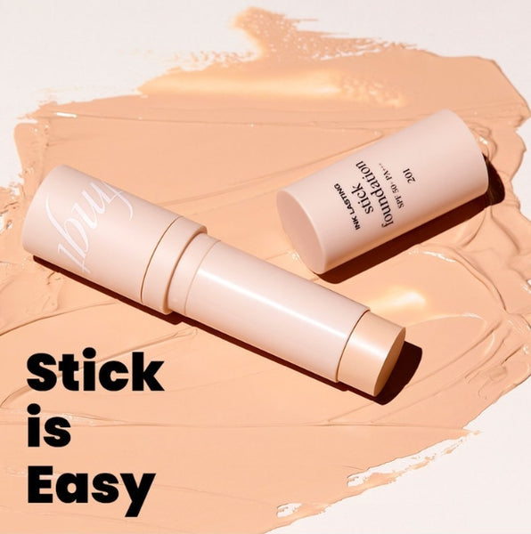 2 x THE FACE SHOP FMGT Ink Lasting Stick Foundation 15g SPF 50+ PA+++, #201 – High‑Coverage Stick from Korea