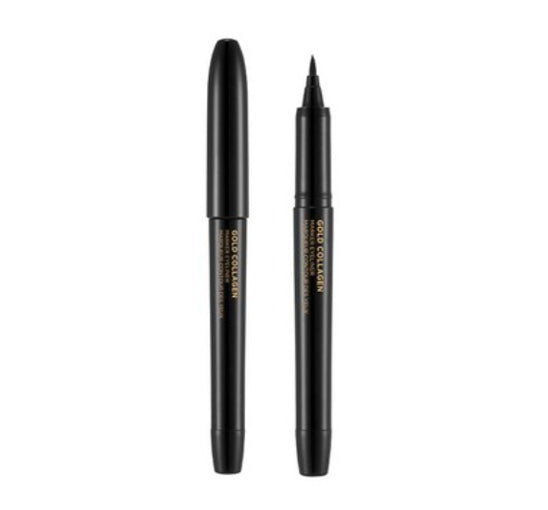 2 x THE FACE SHOP Gold Collagen Marker Eyeliner 1g #01 Black from Korea