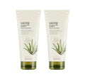 2 x THE FACE SHOP Herb Day 365 Master Blending Foaming Cleanser – Aloe & Green Tea 170ml from Korea