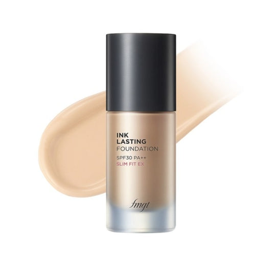 2 x THE FACE SHOP Ink Lasting Foundation Slim Fit EX 30ml SPF30 PA++ #V203 Natural Beige from Korea