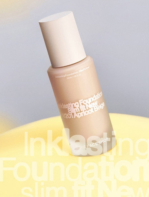 THE FACE SHOP Ink Lasting Foundation Slim Fit New 35ml #N203 Warm from Korea