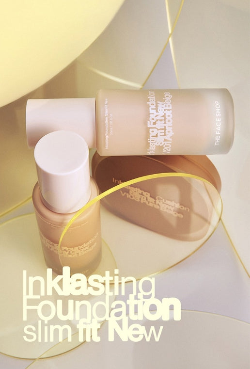 THE FACE SHOP Ink Lasting Foundation Slim Fit New 35ml #N203 Warm from Korea