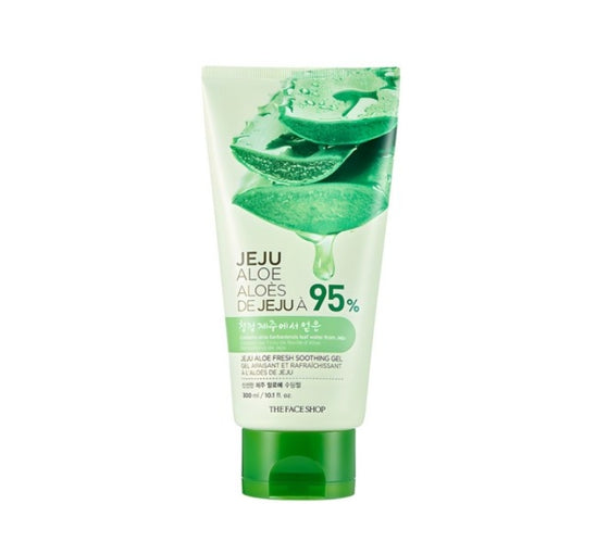 THE FACE SHOP Jeju Aloe Fresh Soothing Gel 300ml (Tube Type) from Korea