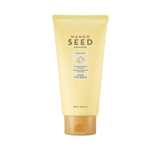 THE FACE SHOP Mango Seed Creamy Foaming Cleanser 300ml from Korea