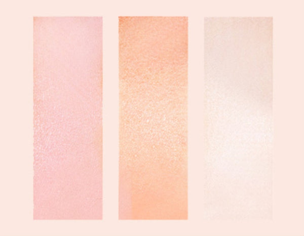 2 x THE FACE SHOP Marble Beam Blush #01 Lovely Pink 7g from Korea