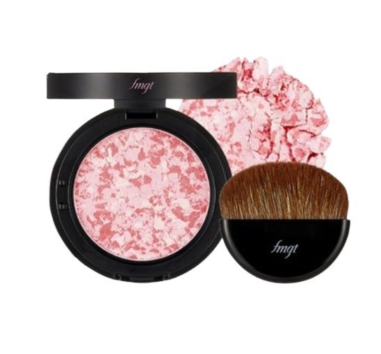 2 x THE FACE SHOP Marble Beam Blush #01 Lovely Pink 7g from Korea