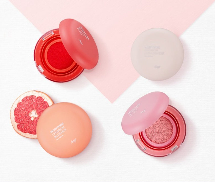 2 x THE FACE SHOP Moisture Cushion Blusher Red 8g from Korea