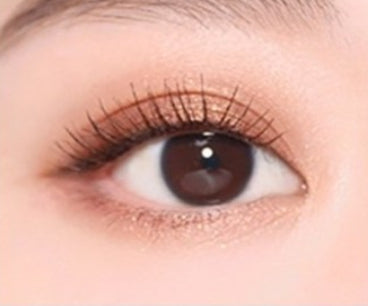 THE FACE SHOP Mono Cube Eyeshadow Glitter, BE03 Hyper Peach + OR01 Pina Colada Orange + BR01 Brown Veil from Korea