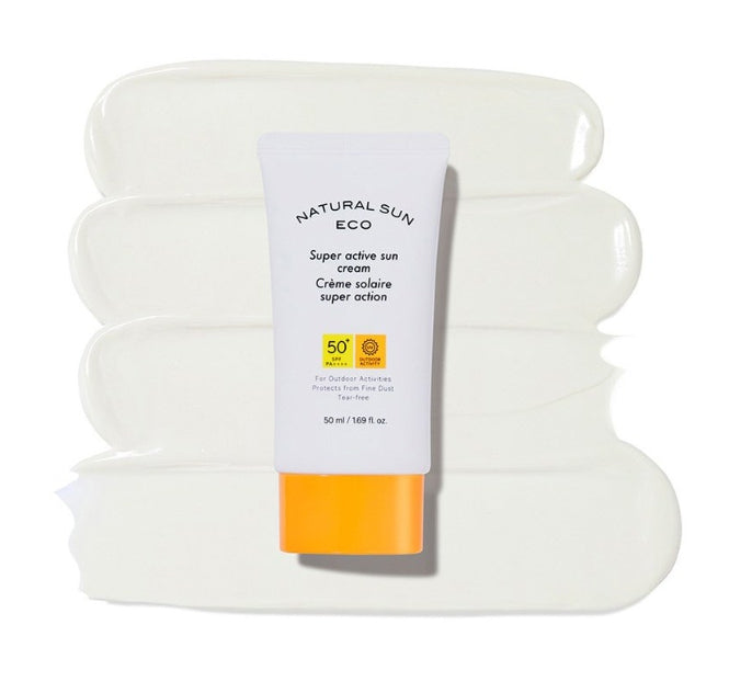 2 x THE FACE SHOP Natural Sun Eco Super Active Sun Cream SPF50+ PA+++ 50ml from Korea