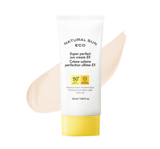 THE FACE SHOP Natural Sun Eco Super Perfect Sun Cream EX SPF50+ PA++++ 45ml from Korea