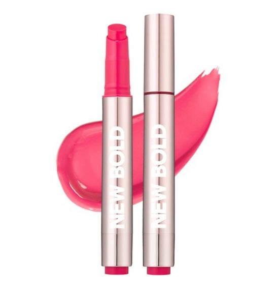 2 x THE FACE SHOP New Bold Glow Melting Lip 2.9g #02 Chu-Trawberry from Korea