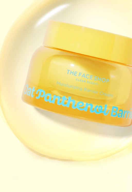 2 x THE FACE SHOP Oat Panthenol Moisturizing Barrier Cream 60ml from Korea