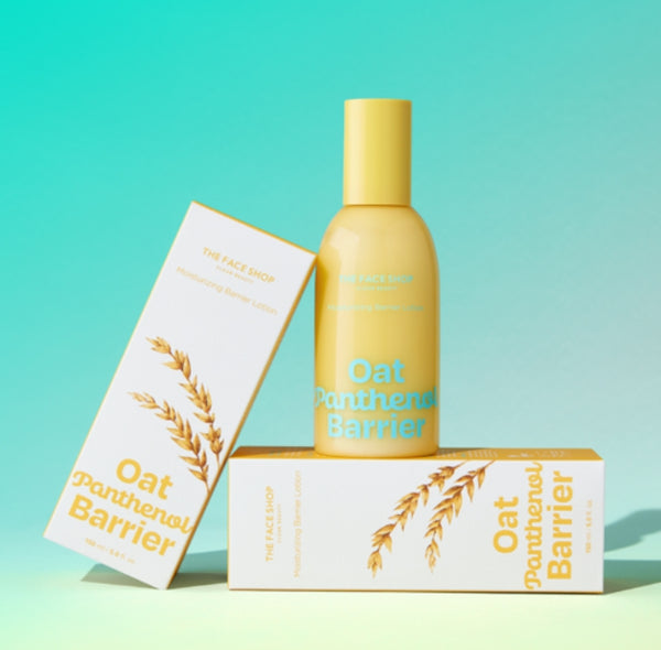 2 x THE FACE SHOP Oat Panthenol Moisturizing Barrier Lotion 150ml from Korea