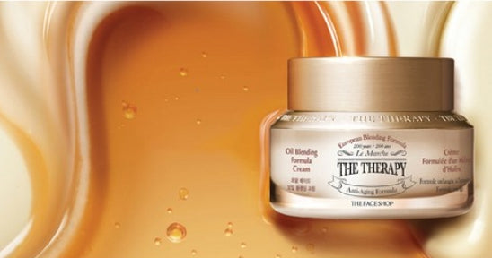 2 x THE FACE SHOP The Therapy Oil Blending Formula Cream 50ml from Korea