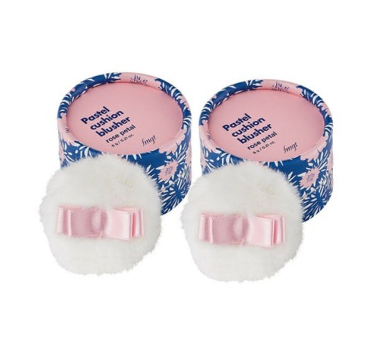 2 x THE FACE SHOP Pastel Cushion Blusher Rose Petal 6g from Korea