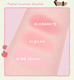 2 x THE FACE SHOP Pastel Cushion Blusher #01 Whipping Strawberry 5g from Korea