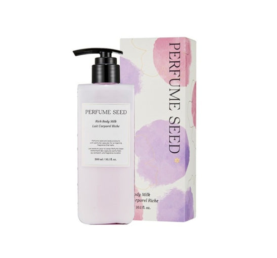 2 x THE FACE SHOP Perfume Seed Rich Body Milk Body Lotion Jasmine Scent 300ml from Korea