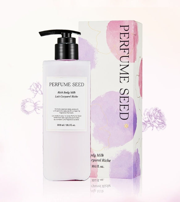 THE FACE SHOP Perfume Seed Rich Body Milk Body Lotion Jasmine Scent 300ml from Korea