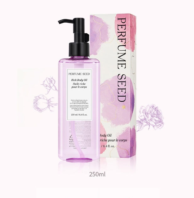 THE FACE SHOP Perfume Seed Rich Body Oil Jasmine Scent 250ml from Korea
