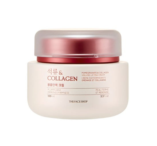 THE FACE SHOP Pomegrante & Collagen Volume Lifting Cream 100ml from Korea