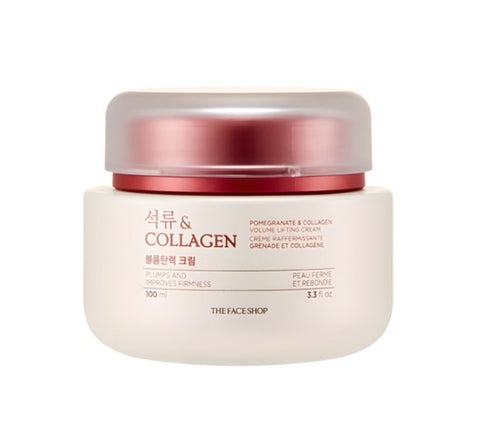 THE FACE SHOP Pomegrante & Collagen Volume Lifting Cream 100ml from Korea