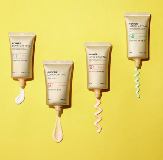 2 x THE FACE SHOP Power Long-Lasting Pink Tone Up Sun Cream 50ml SPF50+ PA+++ from Korea