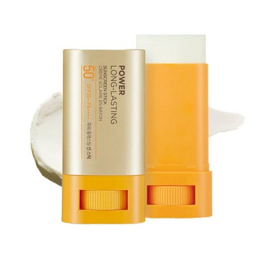 2 x THE FACE SHOP Power Long-Lasting Sunscreen Stick SPF50+ PA++++ 18g from Korea