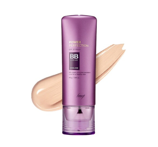 2 x THE FACE SHOP Power Perfection BB Cream 40g  SPF 37 PA++ (V203 Natural Beige) from Korea