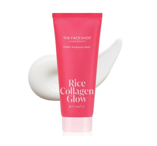 THE FACE SHOP Rice Collagen Glow PDRN Wrapping Mask 70ml from Korea