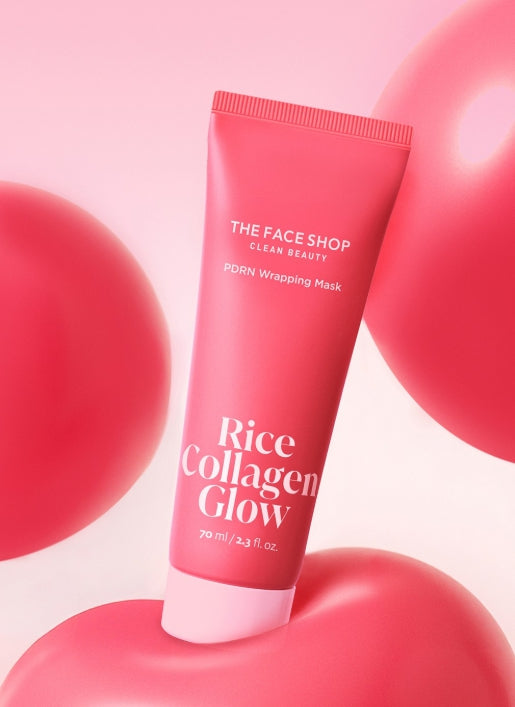 THE FACE SHOP Rice Collagen Glow PDRN Wrapping Mask 70ml from Korea