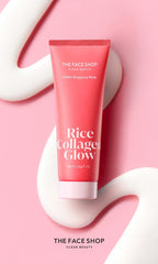 2 x THE FACE SHOP Rice Collagen Glow PDRN Wrapping Mask 70ml from Korea