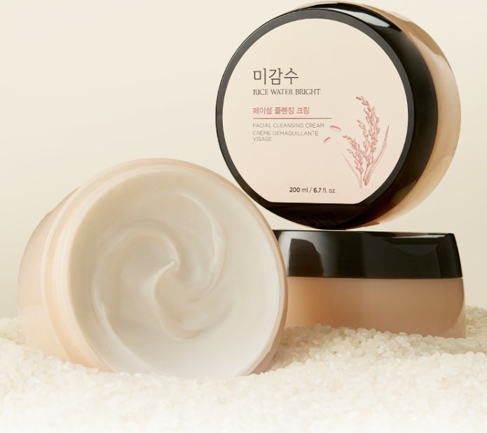 2 x THE FACE SHOP Rice Water Bright Facial Cleansing Cream 200ml from Korea