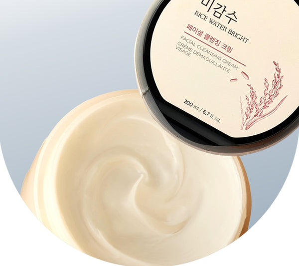 THE FACE SHOP Rice Water Bright Facial Cleansing Cream 200ml from Korea